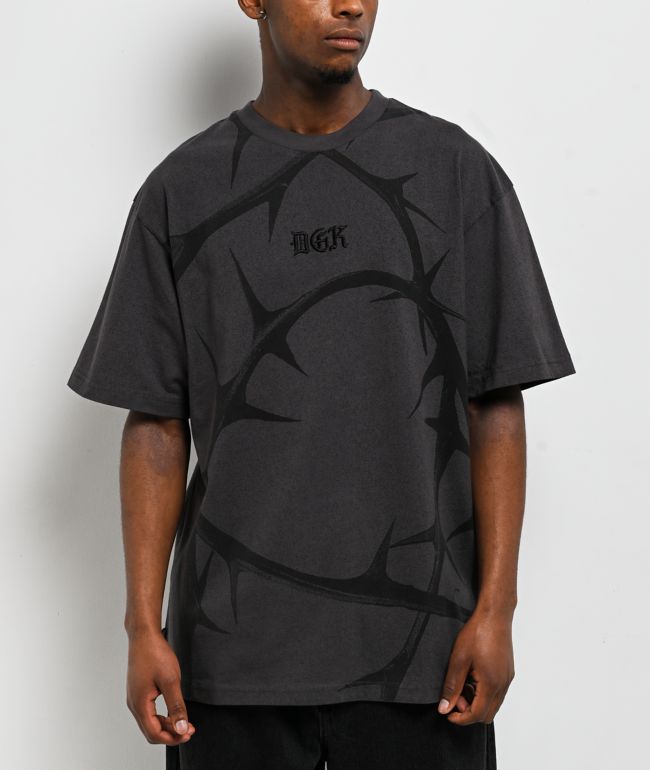 DGK Stay True Heavyweight Washed Black T-Shirt | Zumiez