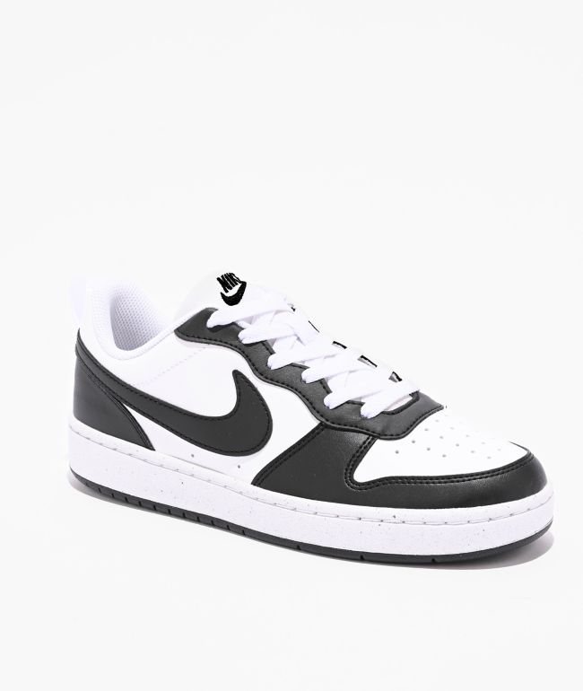 Nike Big Nike Low Lux Black & White Shoes | Zumiez