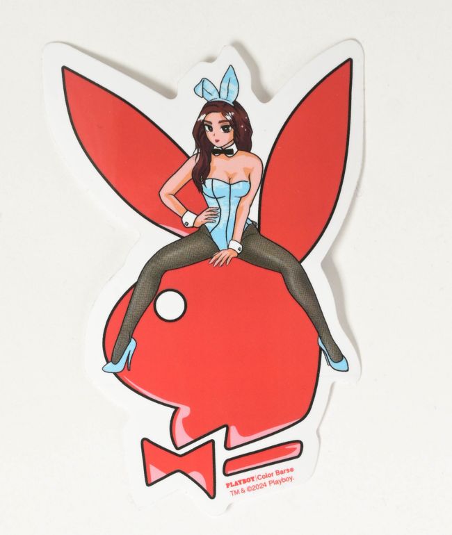 Color Bars x Playboy Straddle Sticker - Color Bars