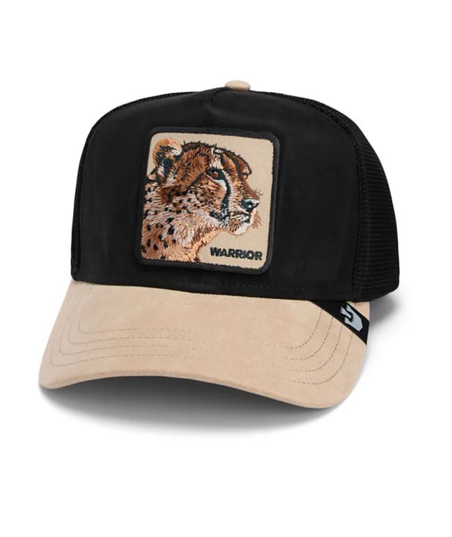 Goorin Bros. The Suede Cheetah Black Trucker Hat  - Goorin Bros.