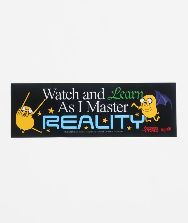 Adventure Time x Welcome Reality Sticker
