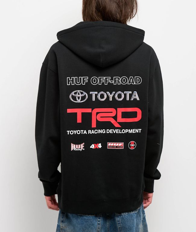 HUF x Toyota TRD Team 4x4 Black Hoodie