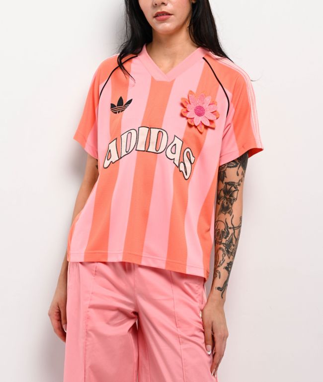 【ADIDAS】Summer Glow Pants - Sepia Pink:Black / KC0676 Trousers adidas Originals adidas Originals Summer Glow Wide