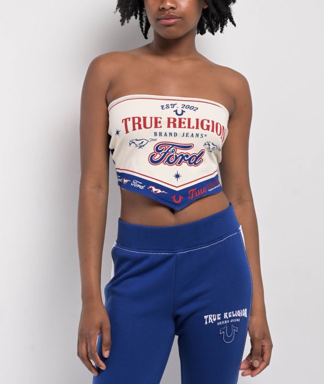 Ford x True Religion Irena Scarf Tube Top