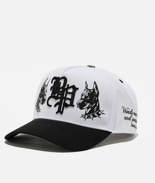 Ed Hardy Mary Rhinestone Ivory Trucker Hat | Zumiez