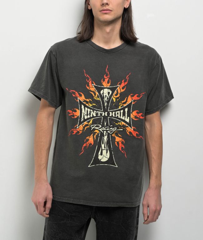 ちゃやさま専用✦BRIEFING✦3D LOGO CREW NECK✦ Ninth Hall Froggy Flash Navy T-Shirt | Zumiez