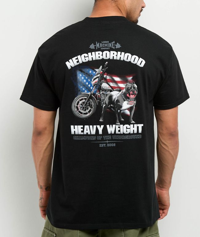 Loser Machine Tuff Ass Shit Stock Black T-Shirt - Loser Machine