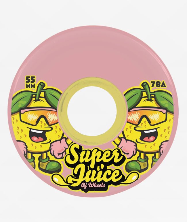 OJ Howell OG Slime Swirl 60mm 78a Pink & Green Cruiser