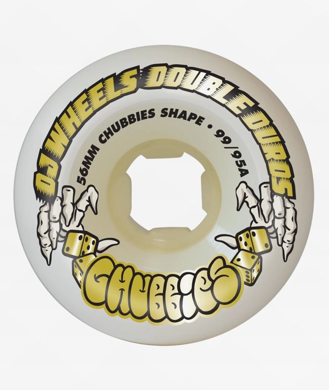OJ Double Duro Chubbies 56mm 99a & 95a Skateboard Wheels - OJ Wheels