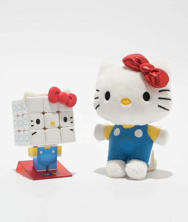 Rubik's x Hello Kitty Cubers Plush Toy and Cube Set - Hello Kitty