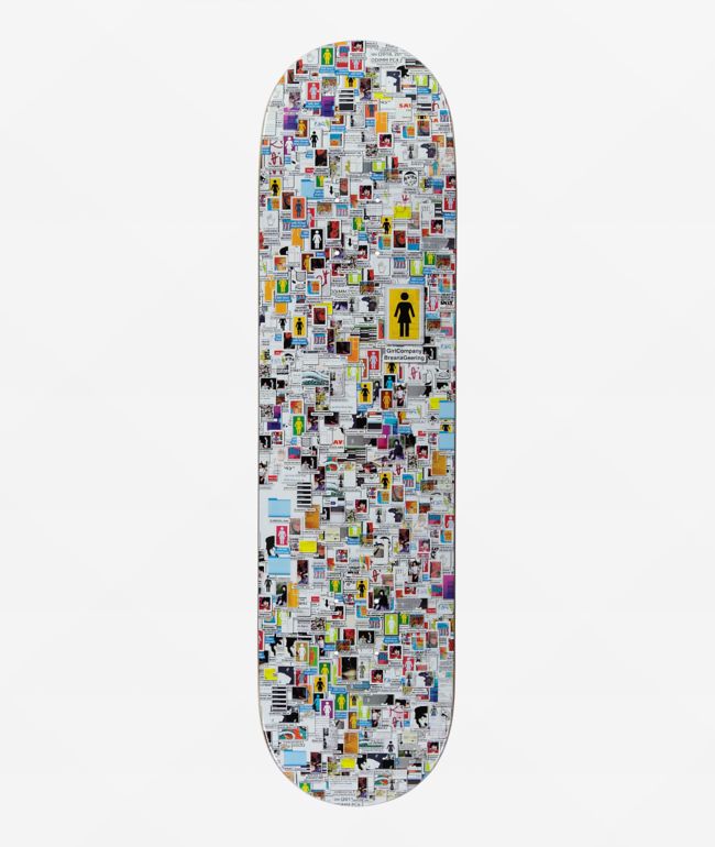 Girl Geering Desktop Chaos 8.0" Skateboard Deck - Girl