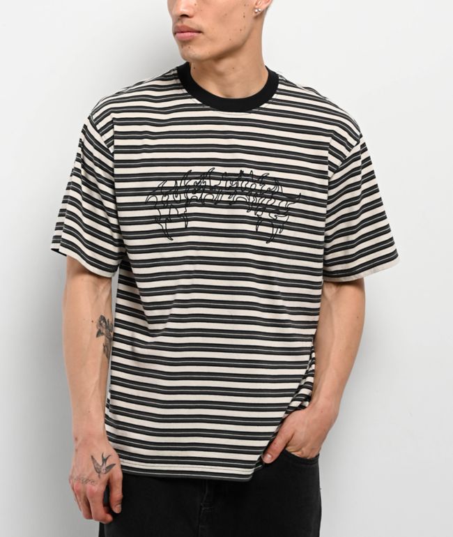 SUPERSUB ♥ overfit striped short sleeve t-shirt Striped Shirts | Zumiez