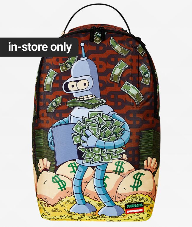 Sprayground x Futurama Bender Money Backpack