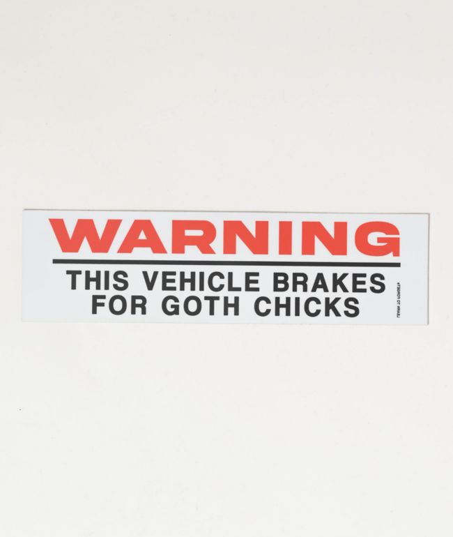 Learn To Forget Goth Chicks Bumper Sticker - LTF