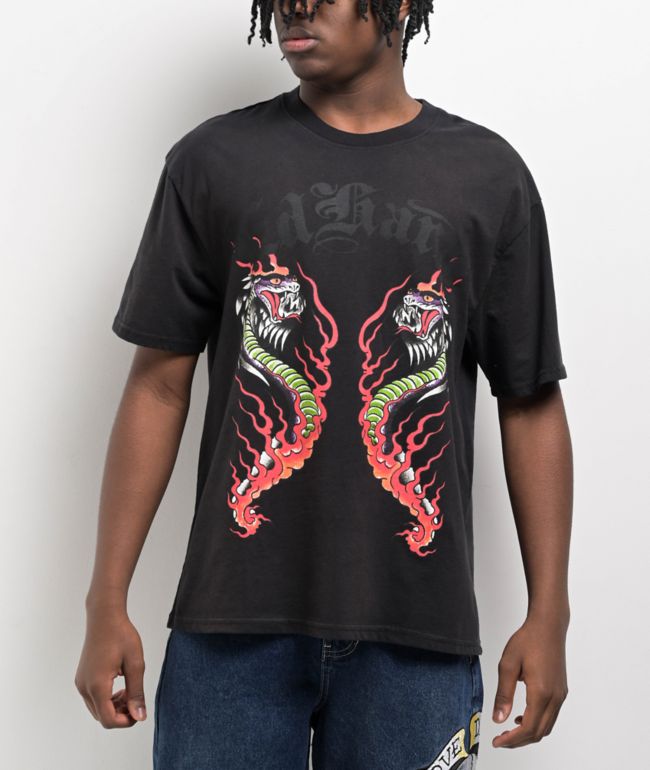 Ed Hardy Tigers Black T-Shirt