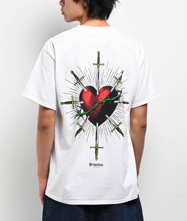★Primitive x Sublime Zine T-Shirt 関税込★ Primitive x Sublime Arise White T-Shirt | Zumiez