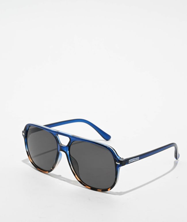 Happy Hour The Dukes Sapphire Fade Tortoise Shell Sunglasses - Happy Hour