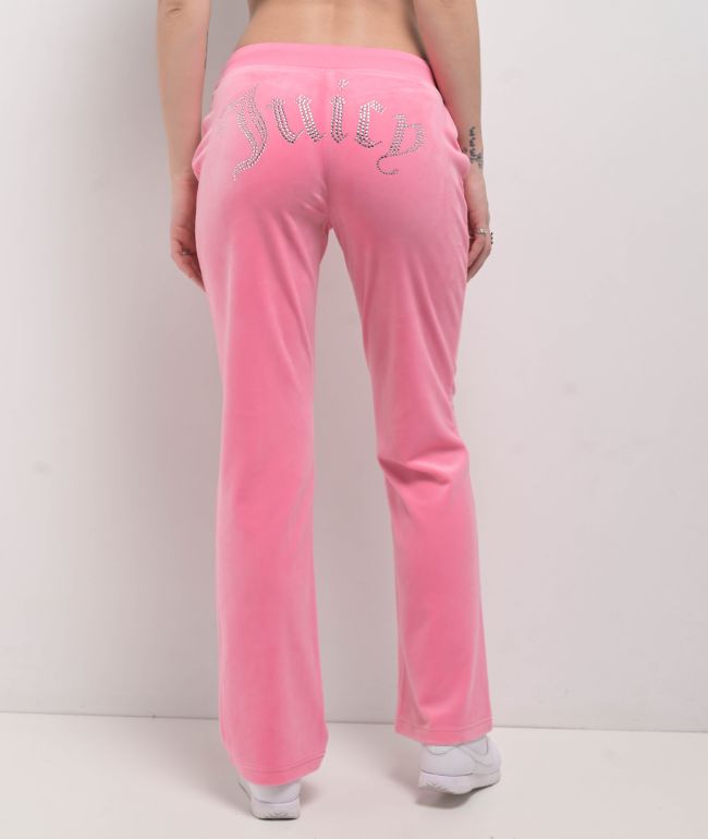 Juicy Couture OG Bling Hot Hot Velour Track Pants - Juicy Couture
