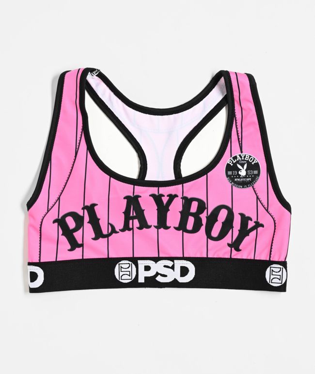 PSD x Playboy Play Ball Pink Sports Bra