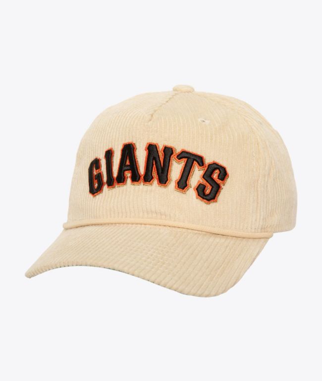 Mitchell & Ness SF Giants Deadstock Cream Corduroy Snapback Hat - Mitchell & Ness