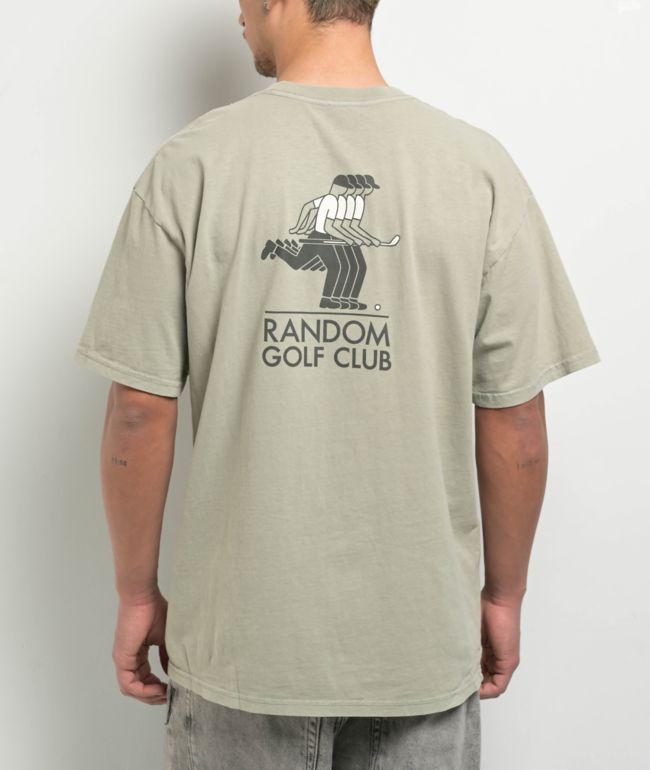 Random Golf Club Pace Of Play Clubhouse Green T-Shirt - Random Golf Club