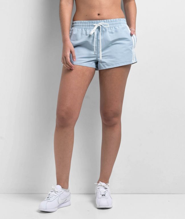 Cali 1850 Light Blue Track Shorts - Cali 1850