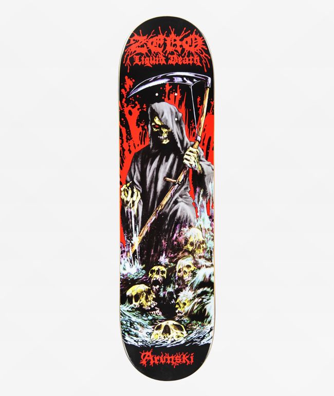 Zero x Liquid Death Arunski 8.25" Skateboard Deck