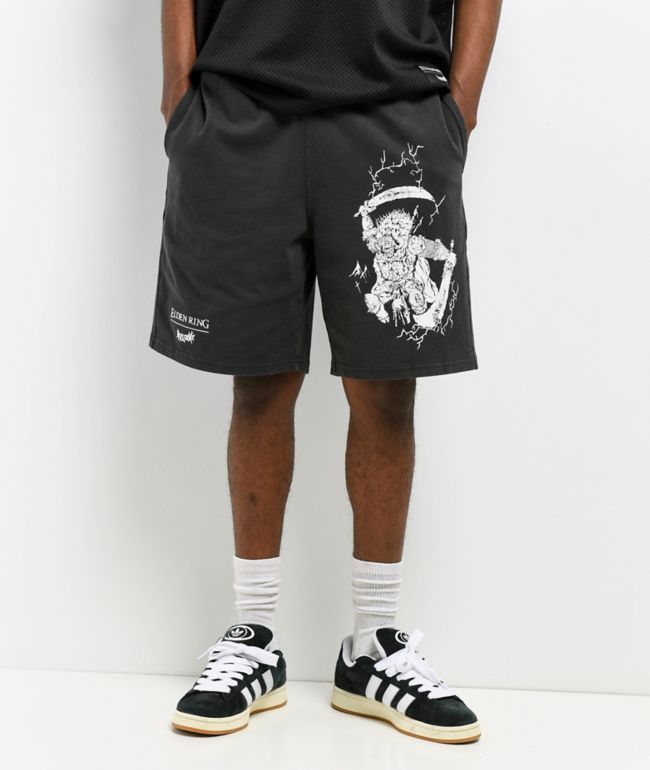 Welcome x Elden Ring Radahn Charcoal Sweat Shorts