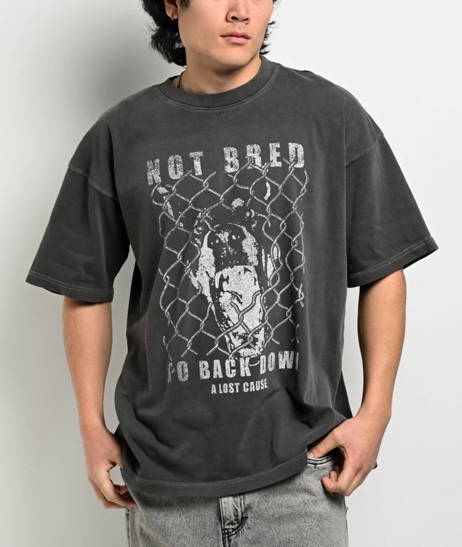 A Lost Cause Backdown Vintage Charcoal T-Shirt - A Lost Cause