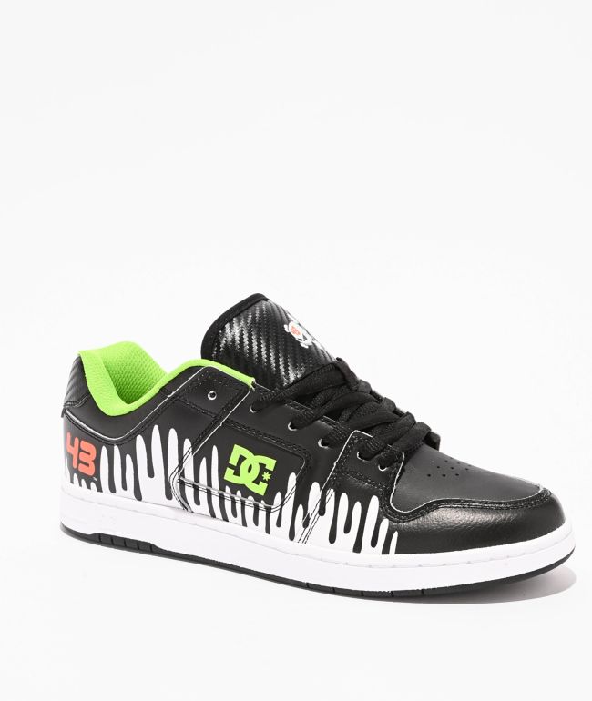 DC x 43i Manteca 4 Black & White Skate Shoe - DC