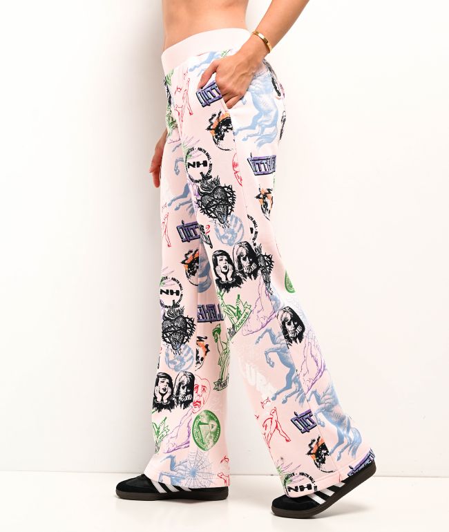 Ninth Hall Zellie Pink Sweatpants - Ninth Hall