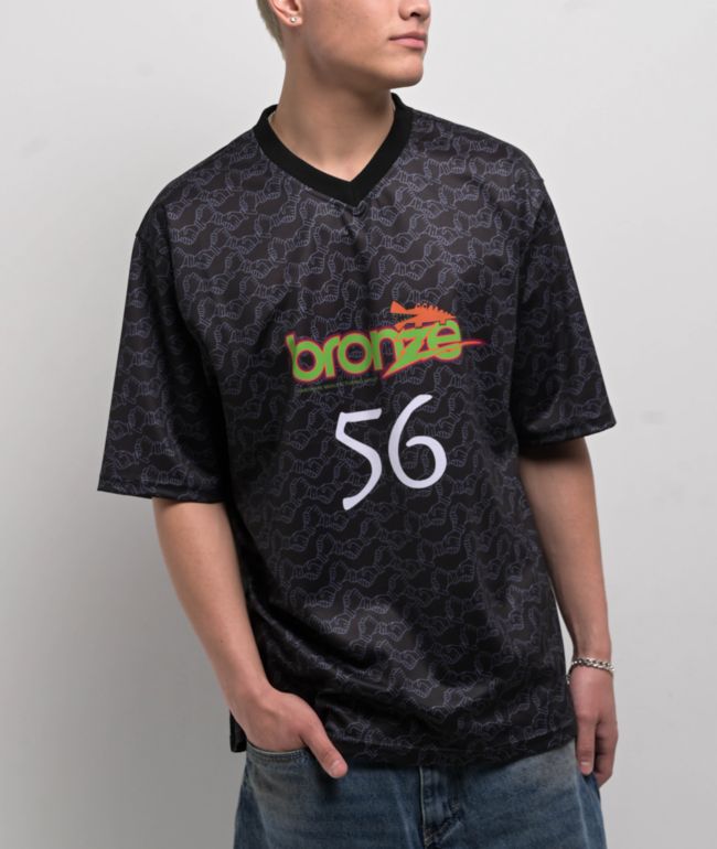 Bronze 56K Trust Black Soccer Jersey  - Bronze 56K