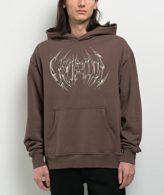 Vitriol Rebuff Brown Hoodie - Vitriol
