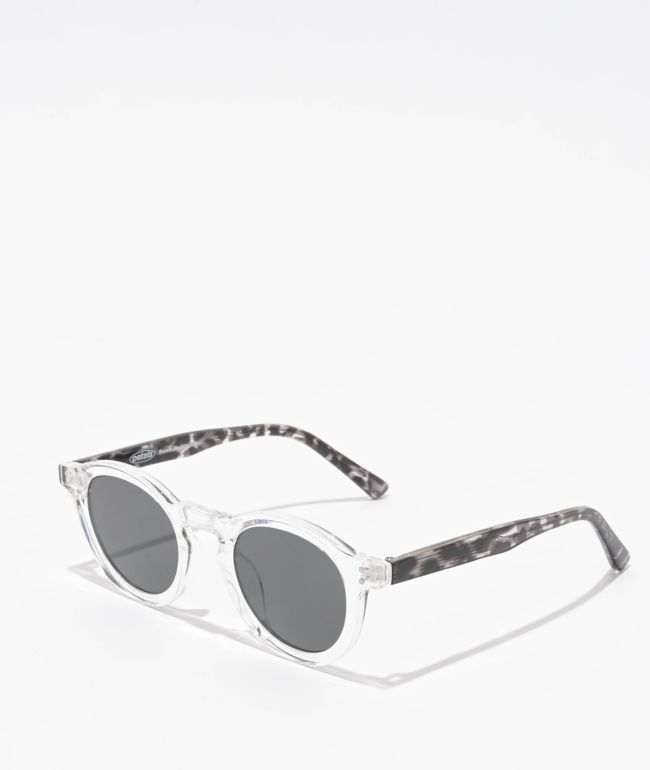 Petals and Peacocks Denor Transparent & Black Tortoise Sunglasses - Petals and Peacocks