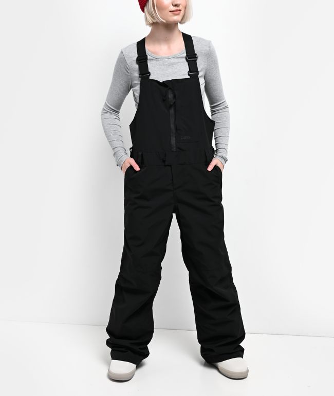 Dravus Rhododendron Black 15K Bib Snowboard Pants - Dravus