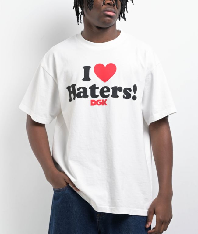 DGK I Love Haters Heavyweight White T-Shirt - DGK