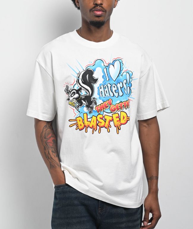 DGK Get Blasted Heavyweight White T-Shirt - DGK