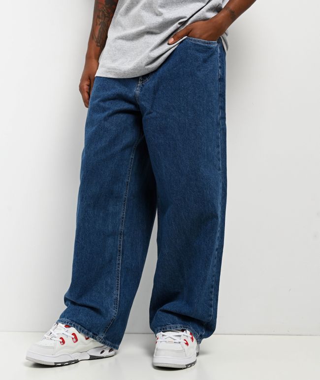 Empyre Wheelie Blue Ultra Wide Skate Jeans