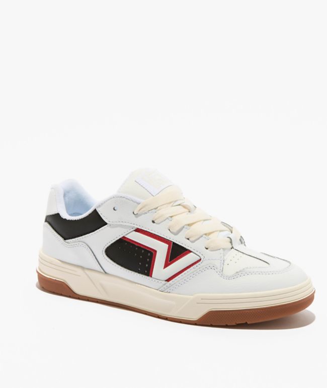 Vans Upland White & Black Skate Shoes - Vans