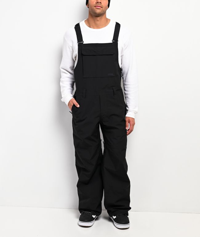 Dravus Ballinger Black 20K Bib Snowboard Pants - Dravus