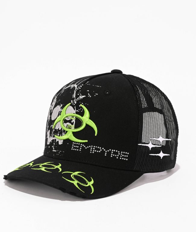 Empyre Hazard High Black Trucker Hat - Empyre