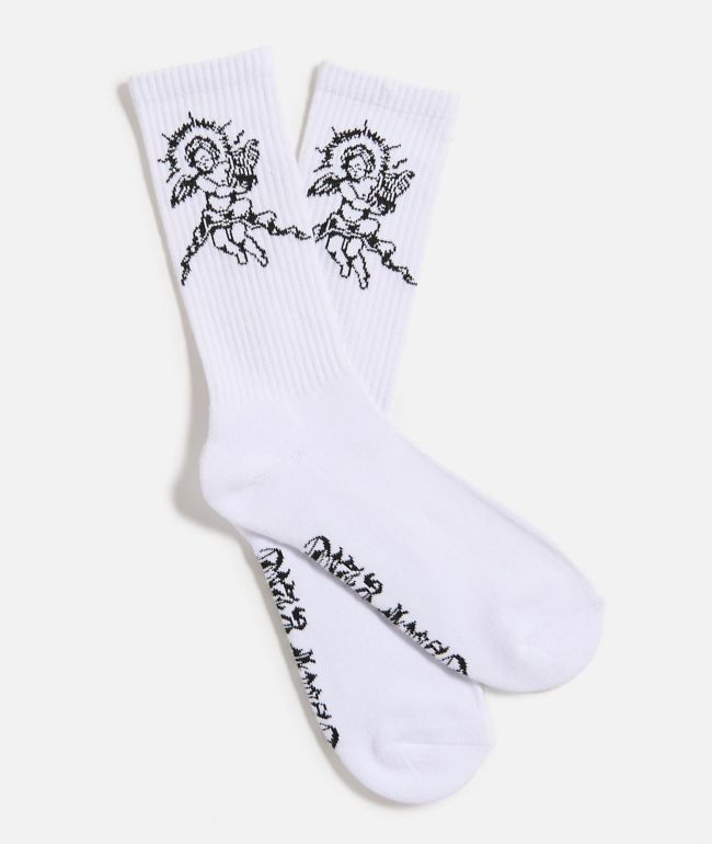 Empyre Fiddler White Crew Socks - Empyre