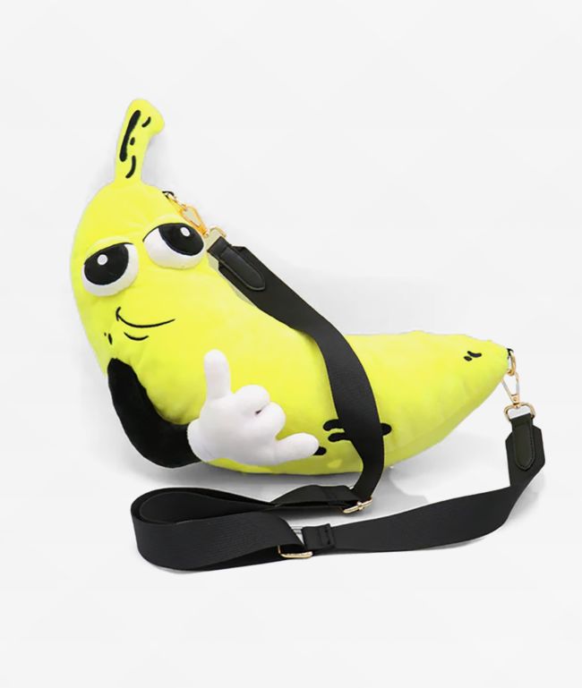 Petty Snacks Peels Plush Crossbody Bag - Petty Snacks