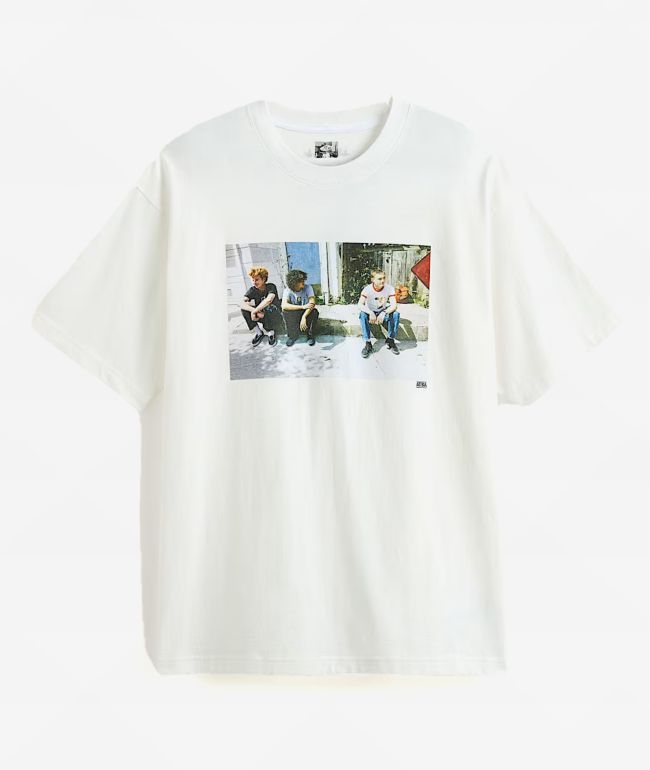 Vans Skate Curb Atiba White T-Shirt - Vans