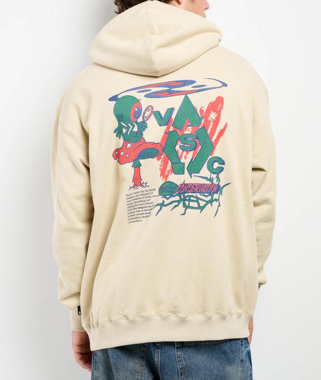Volcom Vsc Tripper Beige Hoodie - Volcom