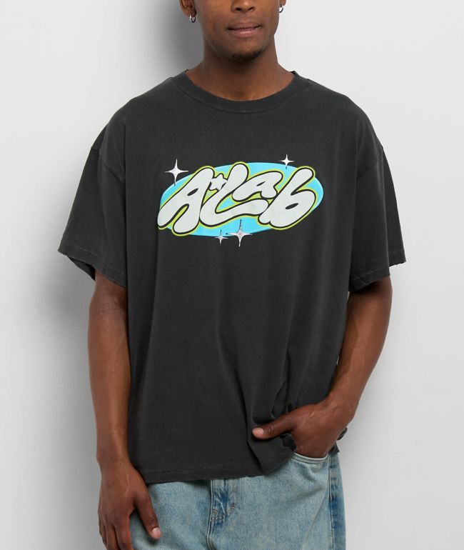 A.LAB Lava Lost Logo Black T-Shirt - A.LAB