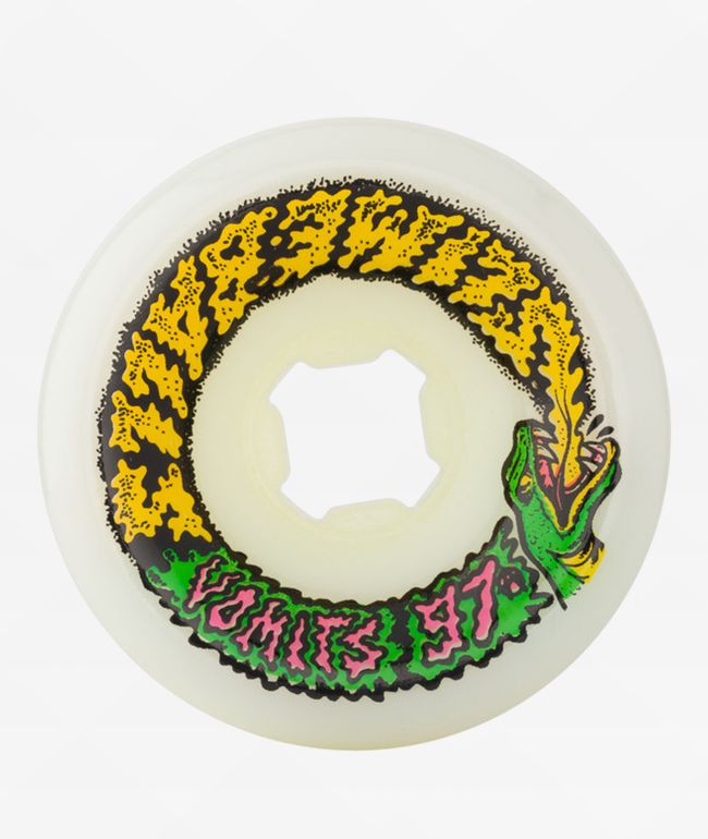 Slime Balls Snake Vomits 60mm 97a White Skateboard Wheels - Slime Balls