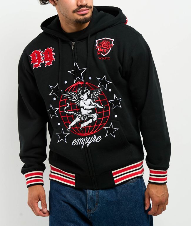 Glo Gang Glory 4 Eva Black Zip Hoodie | Zumiez