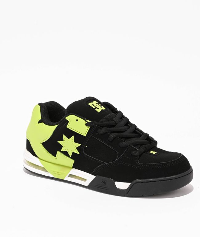 DC Command Black & Lime Skate Shoes - DC