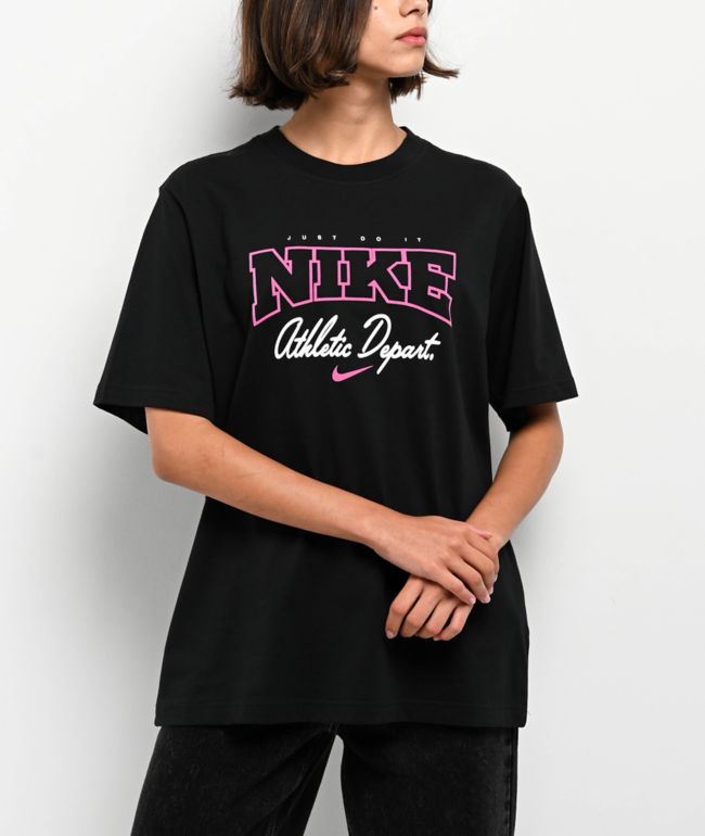 Nike Sportswear Athletic Department Black T-Shirt - Nike